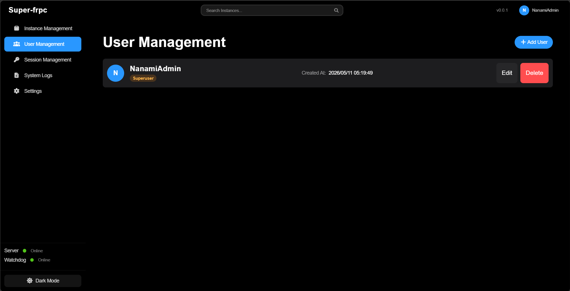User Management
